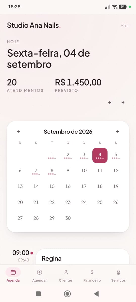 O mês inteiro, num olhar